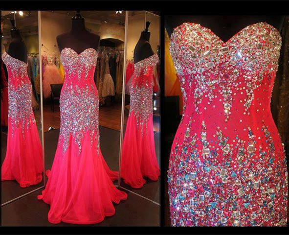 Red Prom Dress,party Dress,long Prom Dress Wedding Dresses