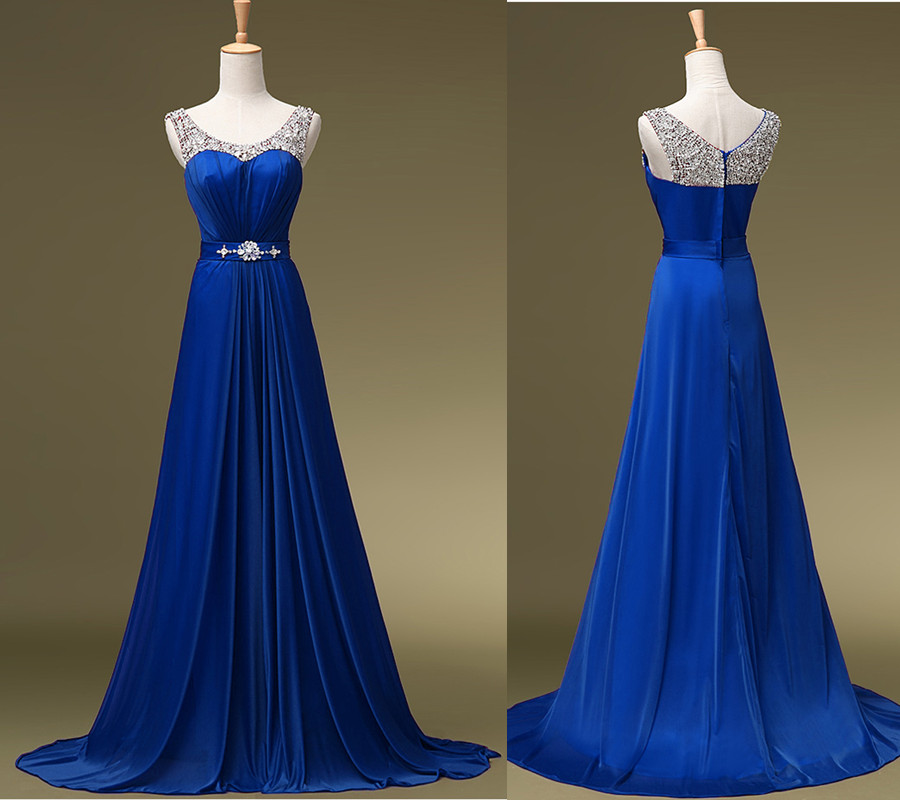 Royal Blue Prom Dresses Evening Dresses Prom Gown,formal Prom Dresses