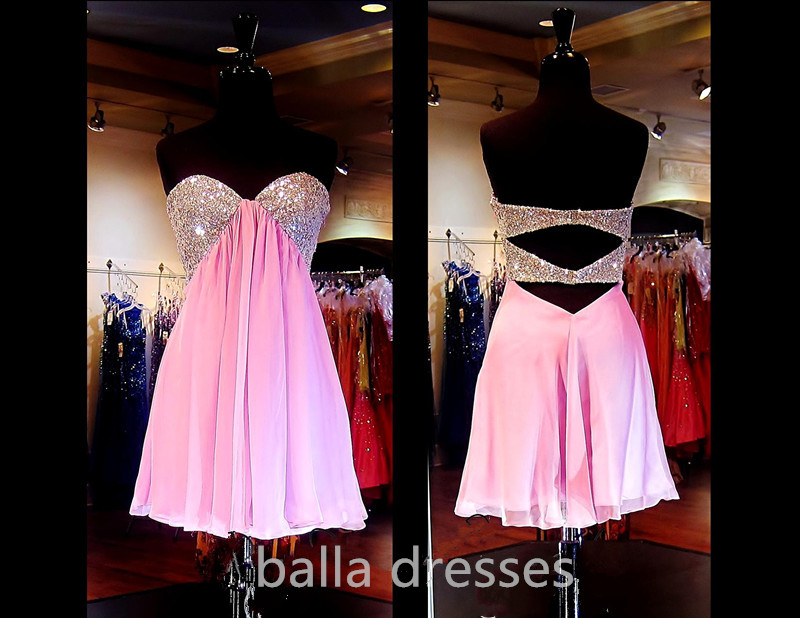 Short Pink Cocktail Dress Homecoming Dresses Homecoming Dress