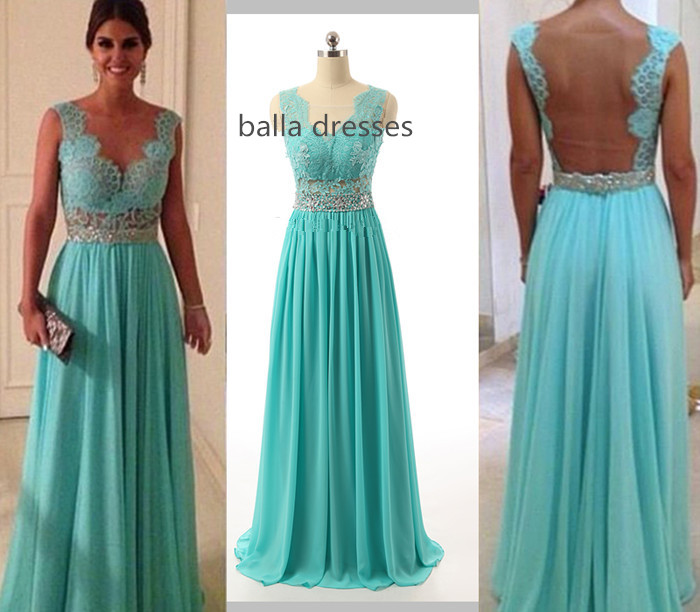 Evening Gown,lace Evening Gown, Elegant Evening Gown,sheer Back Evening Gown,long Evening Gown,blue Evening Gown,wedding Guest Dress,wedding