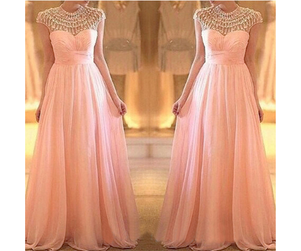 Pink Prom Dresses,pink Evening Gowns,simple Formal Dresses,prom Dresses,teens Fashion Evening Gown,beadings Evening Dress,pink Party