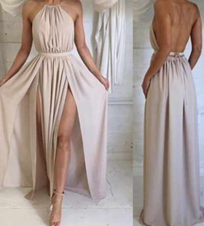 Backless Prom Dresses,prom Dress,backless Prom Gown,open Back Prom Dresses,open Backs Evening Gowns,2017 Evening Gown,chiffon Party Dressfor