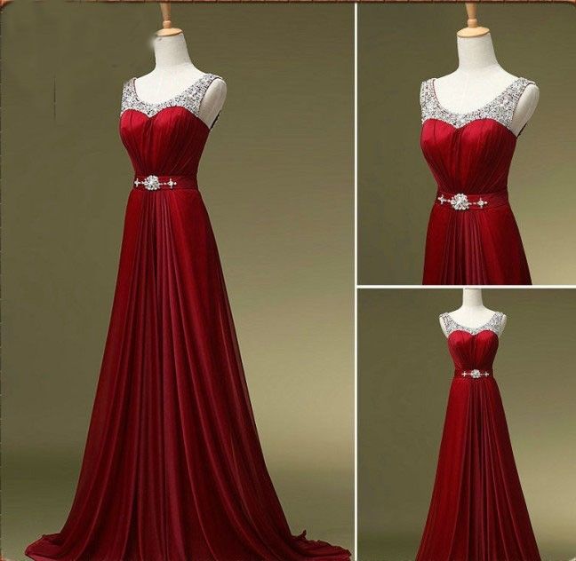 Prom Dress,red Prom Dress,discount Prom Dress,custom Prom Dress,beaded Prom Dress,chiffon Prom Dress,2016 Prom Dress,handmade Prom Dress,long
