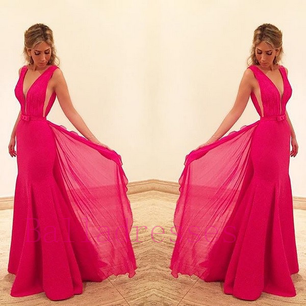 Chiffon Prom Dresses, Pink Prom Dress,modest Prom Gown, Prom Gowns,simple Evening Dress,princess Evening Gowns,party Gowns
