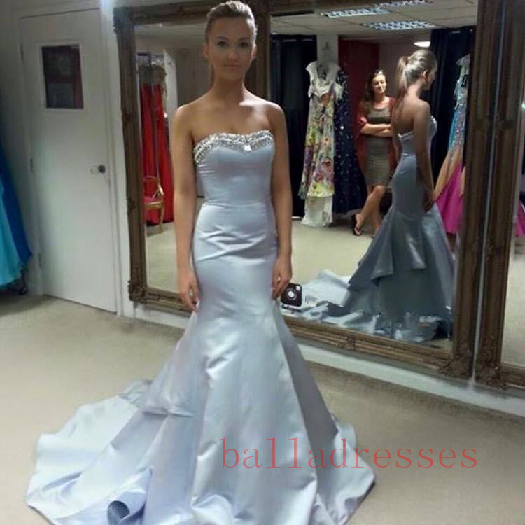 Modest Prom Dresses,light Blue Prom Dress,sexy Prom Gown,simple Prom Dresses,evening Gowns,2016 Evening Dresses