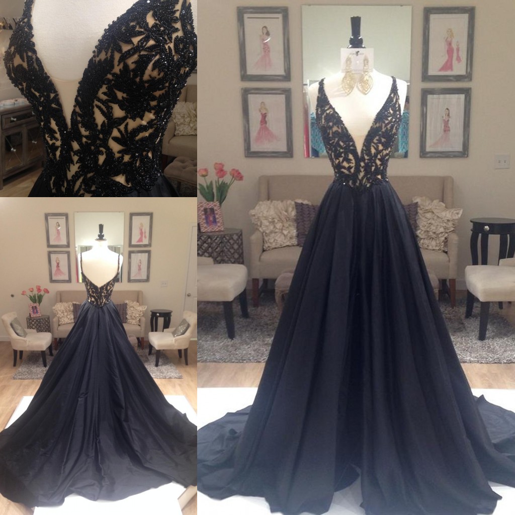 Beaded Satin & Tulle Split Overskirt Prom Dress - Promfy