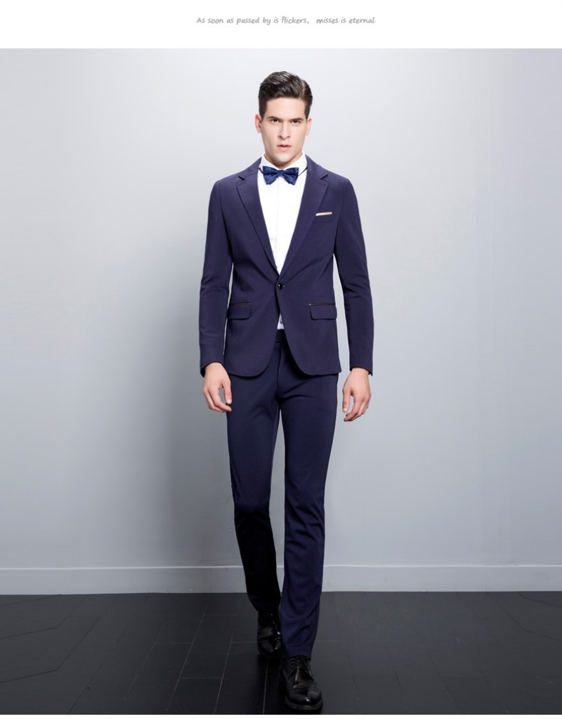 Men Wedding (Jacket+Pants+Tie) Handsome Cheap 2017 New Formal Party Men ...