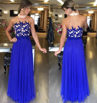 Prom Gown,royal Blue Evening Gowns,party Dresses, Evening Gowns,sexy Formal Dress For Teens