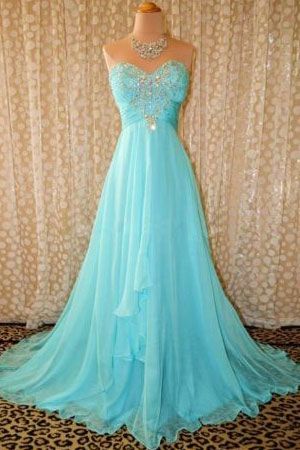 Aqua Prom Dresses