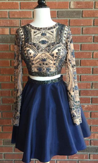 2 Piece Homecoming Dress,short Homecoming Dresses,homecoming Dress,beautiful Prom Gown,2 Piece Cocktail Dress