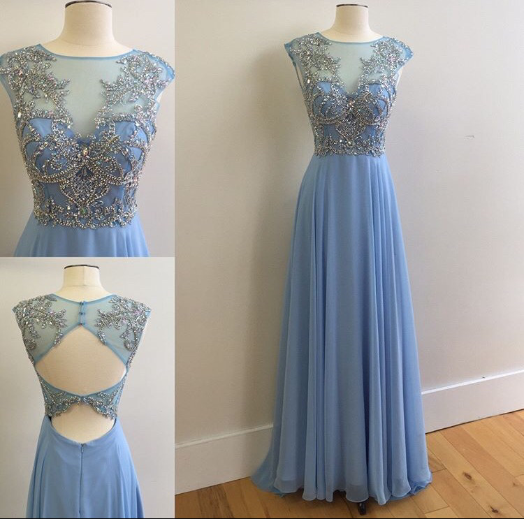Blue Prom Dresses,a-line Prom Dress,sparkle Prom Dress,chiffon Prom Dress,simple Evening Gowns,sparkly Party Dress,elegant Prom Dresses,formal