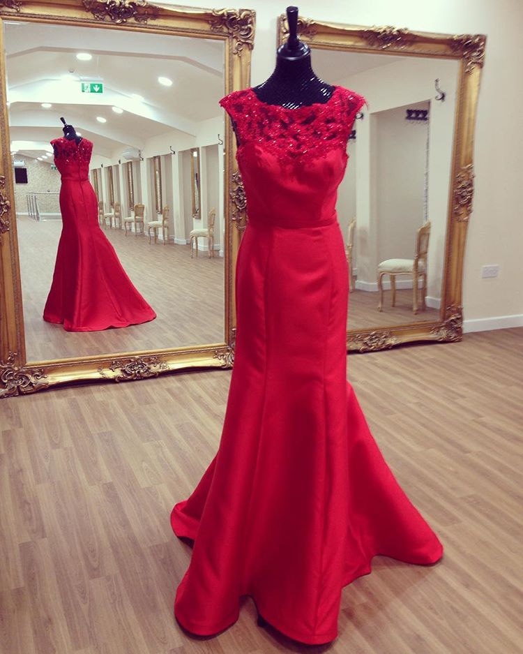 Red Prom Dress,lace Prom Gown,lace Prom Dresses,lace Evening Gowns,mermaid Formal Gown,party Dresses For Teens Girls