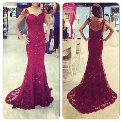Burgundy Prom Dresses,prom Dress,wine Red Prom Gown,lace Prom Gowns,elegant Evening Dress,modest Evening Gowns,simple Party Gowns,lace Prom Dress