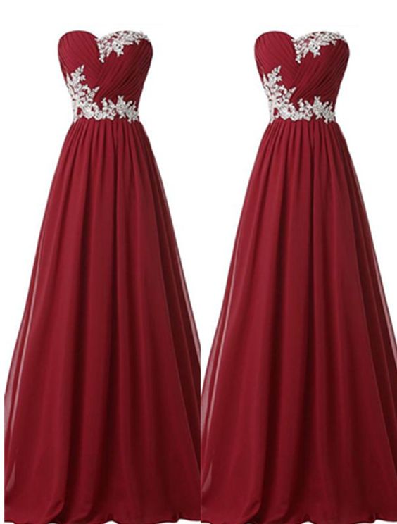 Burgundy Prom Dresses,lace Prom Gown,prom Gowns,simple Evening Dress,lace Evening Dress,wine Red Formal Dress, Party Gowns