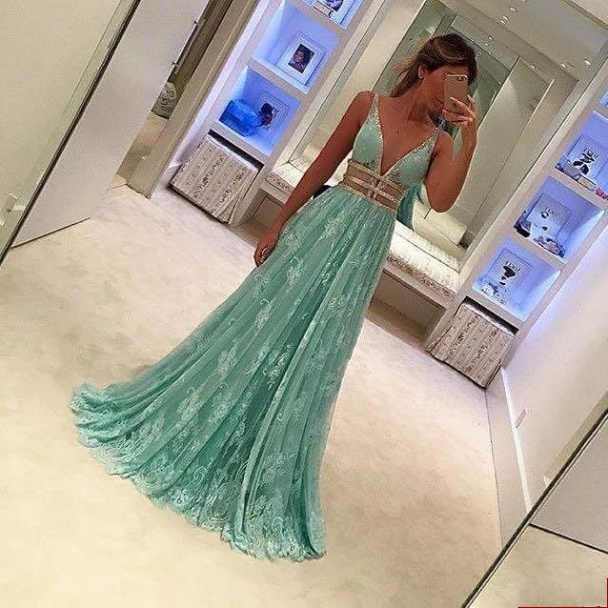 Prom Dresses,mint Green Prom Dress,lace Formal Gown,a Line Prom Dresses,evening Gowns,lace Formal Gown,prom Gowns For Teens