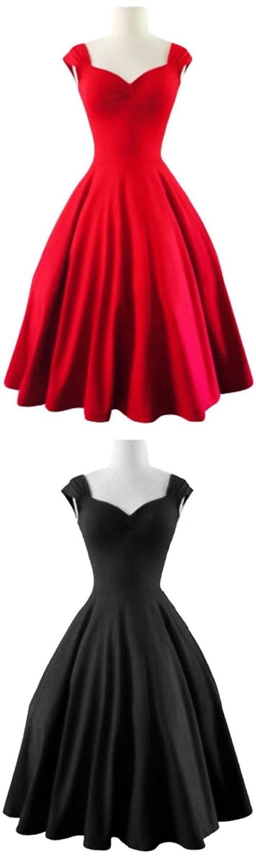 Vintage Homecoming Dress,cute Homecoming Dress,chic Fashion Homecoming Dress,short Prom Dress,red Homecoming Gowns, Sweet 16 Dress
