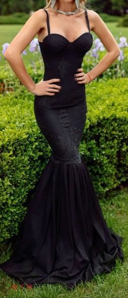 Spaghetti Prom Dress,mermaid Dress,applique Prom Dress,fashion Prom Dress,sexy Party Dress, 2017 Evening Dress