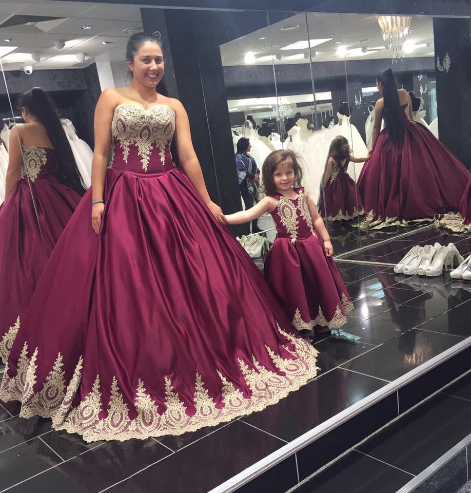 Prom dresses outlet burgundy and gold