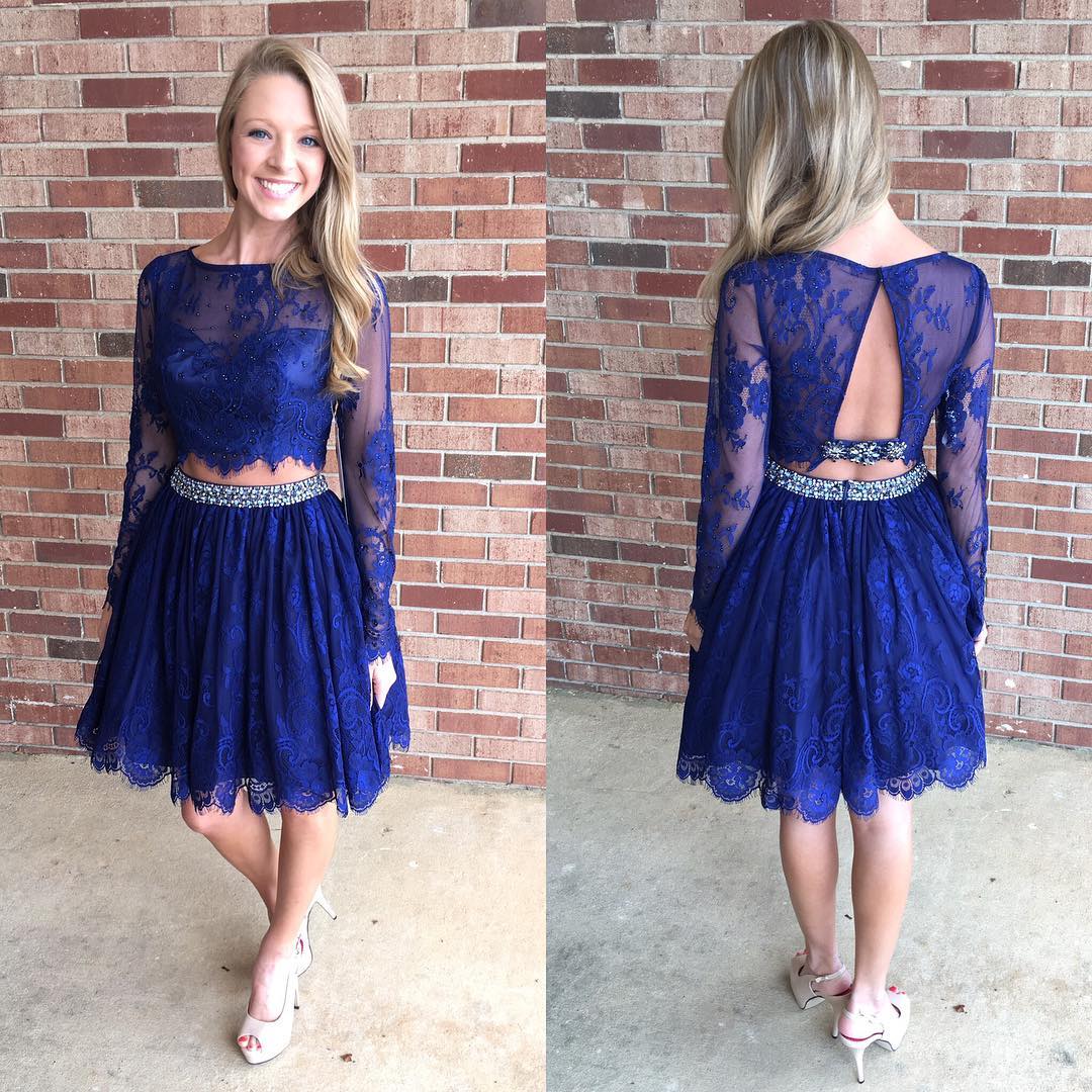 Homecoming Dress,homecoming Dresses,lace Homecoming Dresses,short Prom Dresses,long Sleeves Dresses,elegant Homecoming Dresses