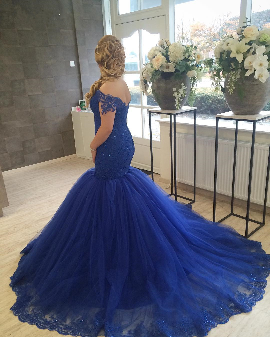 Prom Dress,modest Prom Dress,royal Blue Prom Dresses,lace Prom Dresses,mermaid Evening Dresses,long Formal Gowns,prom Dresses 2017