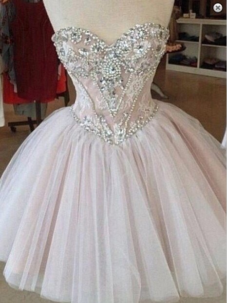 Homecoming Dresses, Short Tulle Prom Dresses, Sweetheart A-line Prom Dress For Girls,graduation Dress For Teens,cocktail Dresses