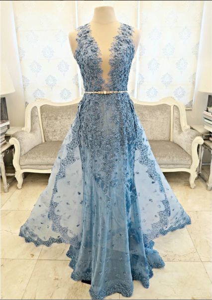 knee length dresses for ladies Women's Black Lace Ruffle Dress main image 0