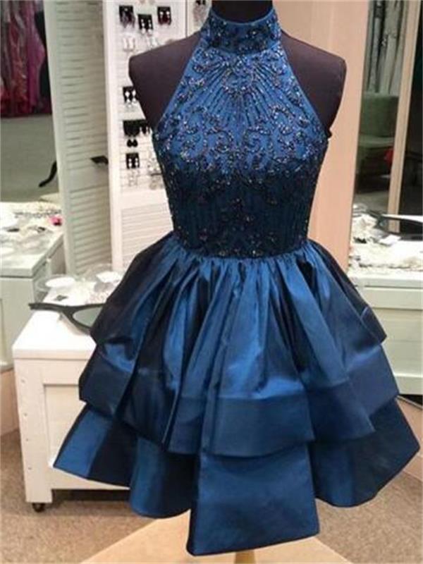 cocktail dress dark blue