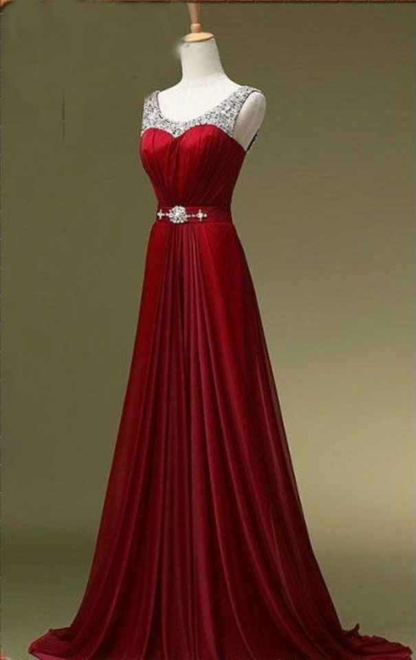 Red Prom Dress,discount Prom Dress,custom Prom Dress,beaded Prom Dress,chiffon Prom Dress, Prom Dress,handmade Prom Dress,long Prom Dress,dress