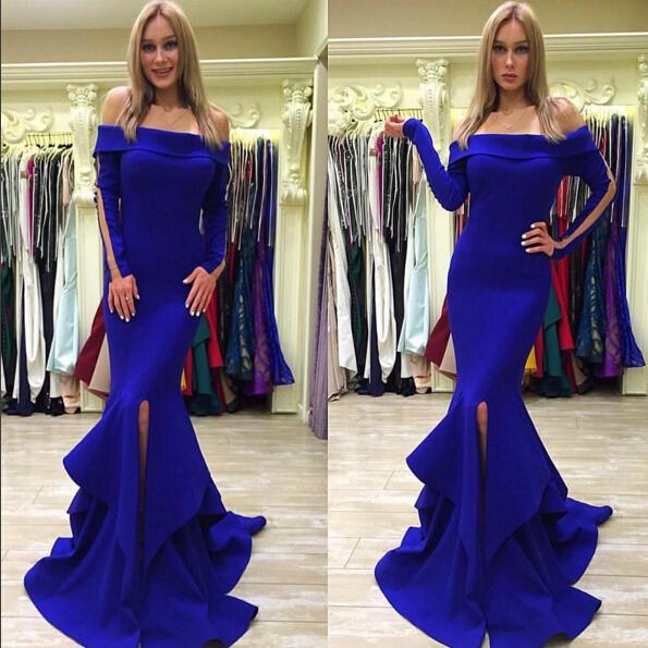 royal blue gala dress