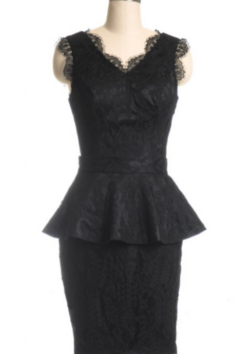Short Lace Homecoming Dress Custom Made, Sleeveless V-neck Short/mini Lace Zipper Dresses