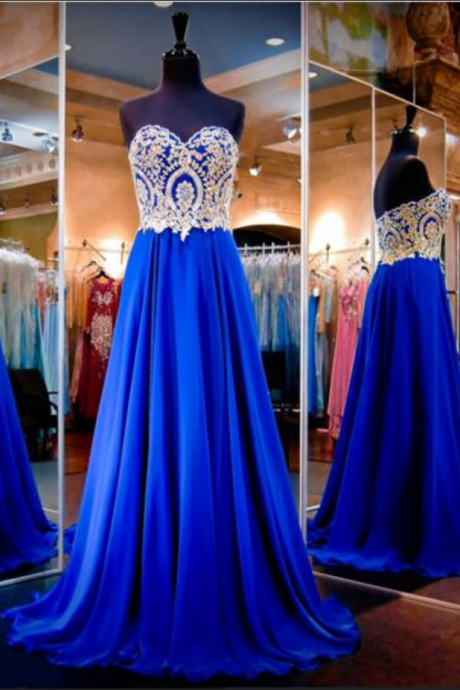 Blue Prom Dress Long Elegant Chiffon Prom Party Gown With Ruffles Sleeveless Prom Dress Bra Fashion Long Evening Dress Mopping The Floor