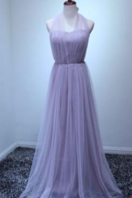 Long Tulle Bridesmaid Formal Gown Ball Party Cocktail Prom Convertible Dress Fashionable Party Dress Evening Dress