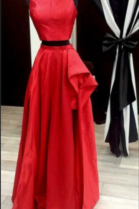 Two-piece Prom Dress Fashion Women's Reception Dress Sexy Umbilical Play Dress
