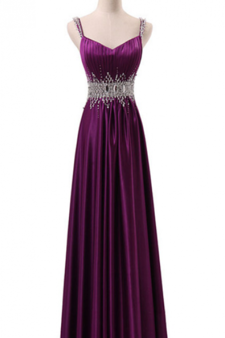 The Ball Gown's Neck Party Ball Gown Online Beading Luxury V-neck Satin Gown For The Evening Gown