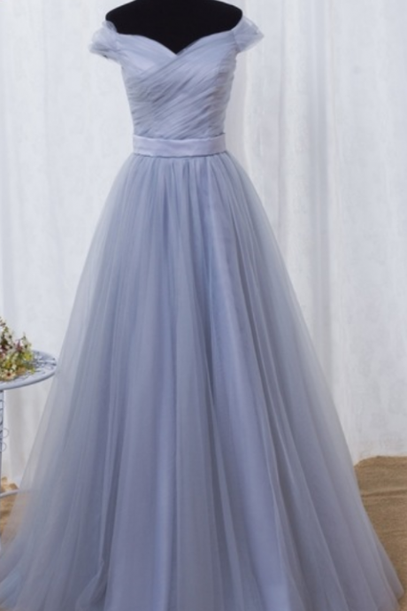 The Evening Party Dress Network Sells Women's Creased Tulle Dress Ball Gown