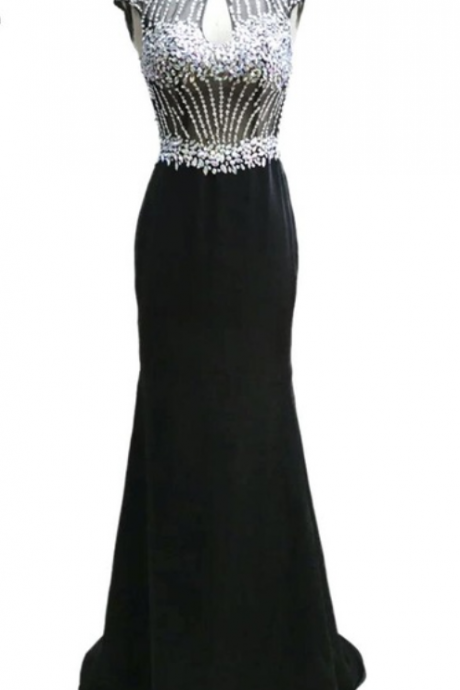 The Dress Is A Merman's Sleeveless Chiffon Skirt That Regulates The Natural Illusion Evening Gown