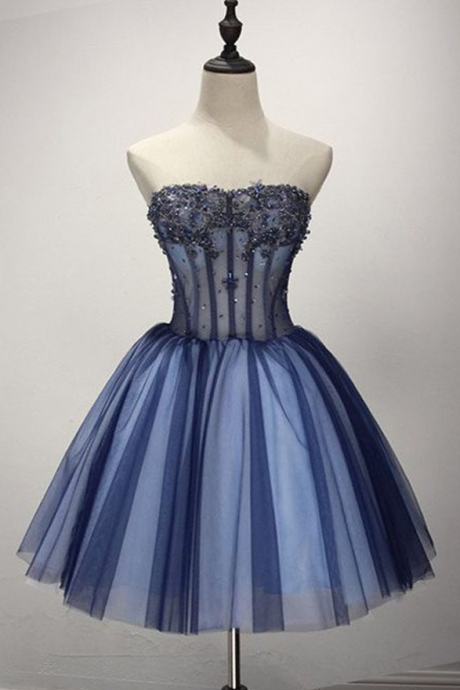 Blue Breast Add A Dress To Go Home, The Same Society Skirt Dress,short Homecoming Dress