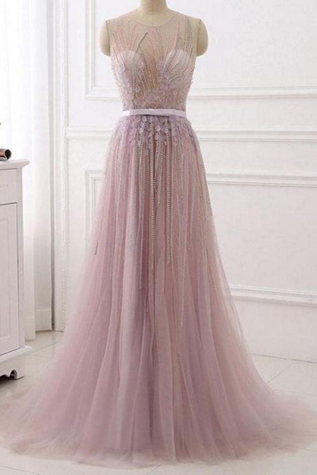 Real Made Beading Elegant Prom Dress,long Prom Dresses,prom Dresses,evening Dress, Evening Dresses,prom Gowns, Formal Women Dress