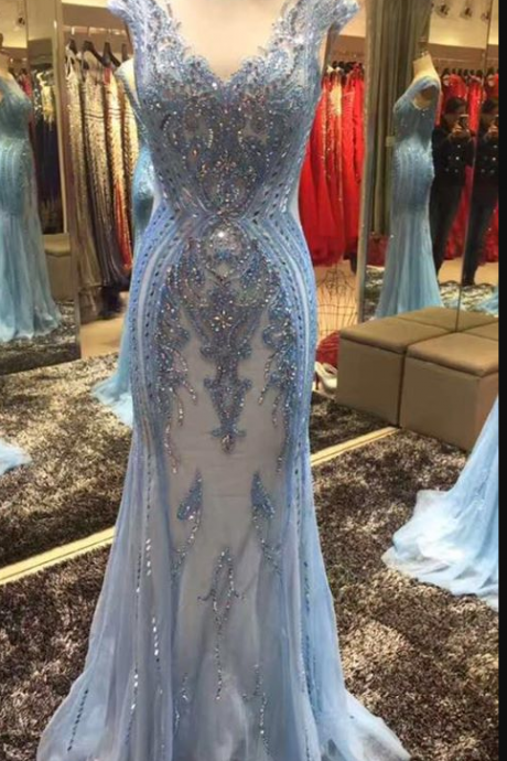 Prom Dress,prom Dresses,long Evening Dresses,prom Dresses,blue Evening Dress