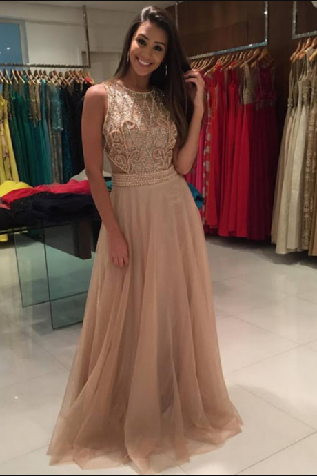 A-line Beading Evening Dress,charming Prom Dress,long Prom Dresses,prom Dresses,evening Dress, Evening Dresses,prom Gowns
