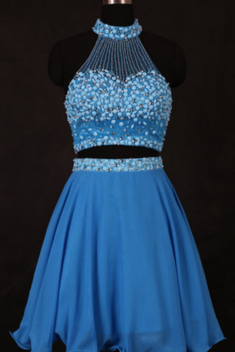Sexy Prom Dress,charming Prom Dresses, Prom Gown,blue Prom Dress,short Graduation Dress, Pretty Homecoming Dress