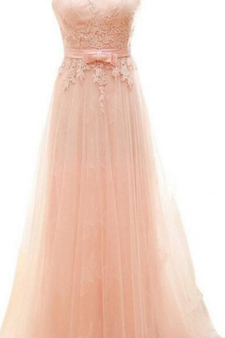 Elegant Prom Dresses ,v Neck Appliques Lace Evening Dress ,a Line Prom Dress ,beaded Evening Dress Formal Party Gown