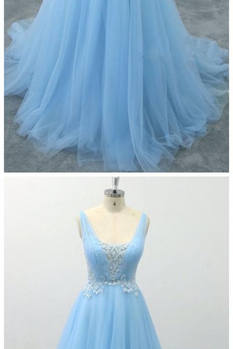 Open Back Lace/tulle Long Prom Dress 8th Graduation Dress Custom-made Wedding Party Dress
