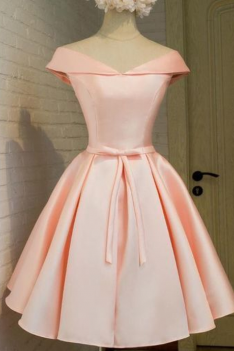 Satin Homecoming Dresses,sexy Party Dress,charming Homecoming Dress,graduation Dress,homecoming Dress