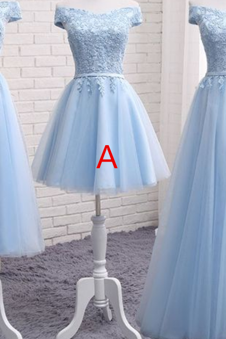 Prom Dress,cute A Line Lace Off Shoulder Prom Dress, Lace Evening Dresses