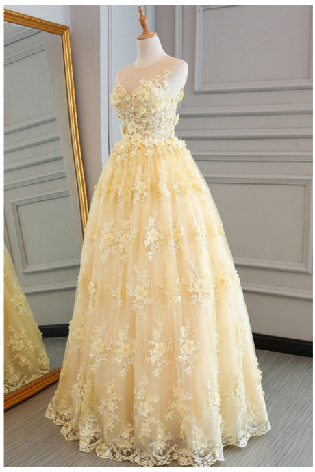 Prom Dresses,new fashion Prom Dresses,Spring lace customize long A-line senior prom dress, long lace halter evening dress