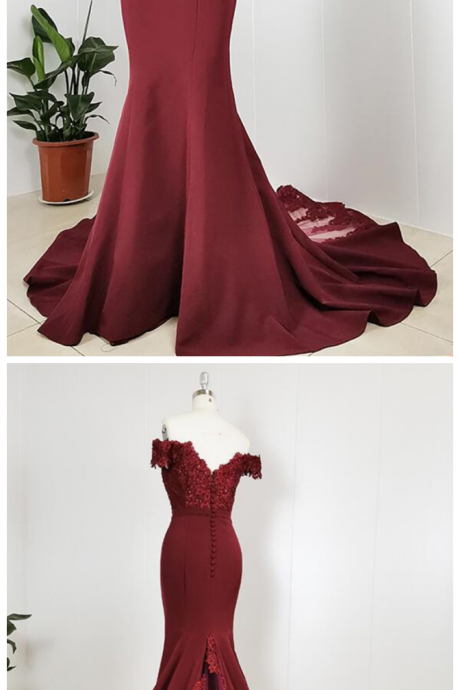Gorgeous Sweetheart Lace Applique Party Dress, Bridesmaid Dress