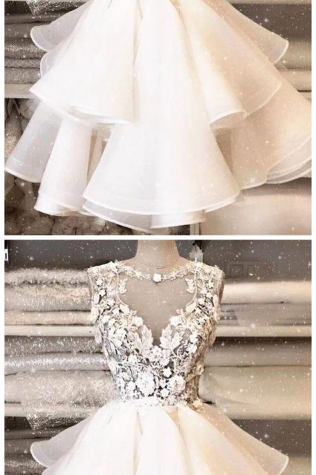 Short Prom Dresses, 2021 Prom Dresses, Cocktail Dresses, White Evening Dresses, Mini Homecoming Dresses