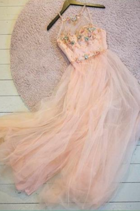 Prom Dresses, Beaded Custom Dresses Prom Dress