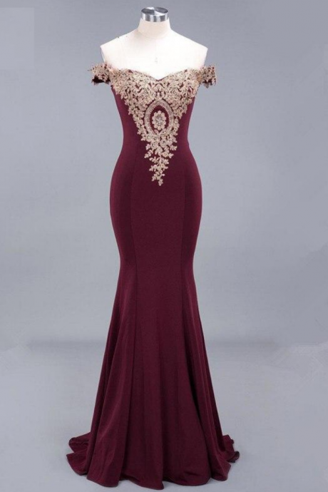 Prom Dresses,mermaid Prom Dresses Long Sexy Open Back Cap Sleeve Evening Party